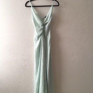 Topshop sea foam green dress